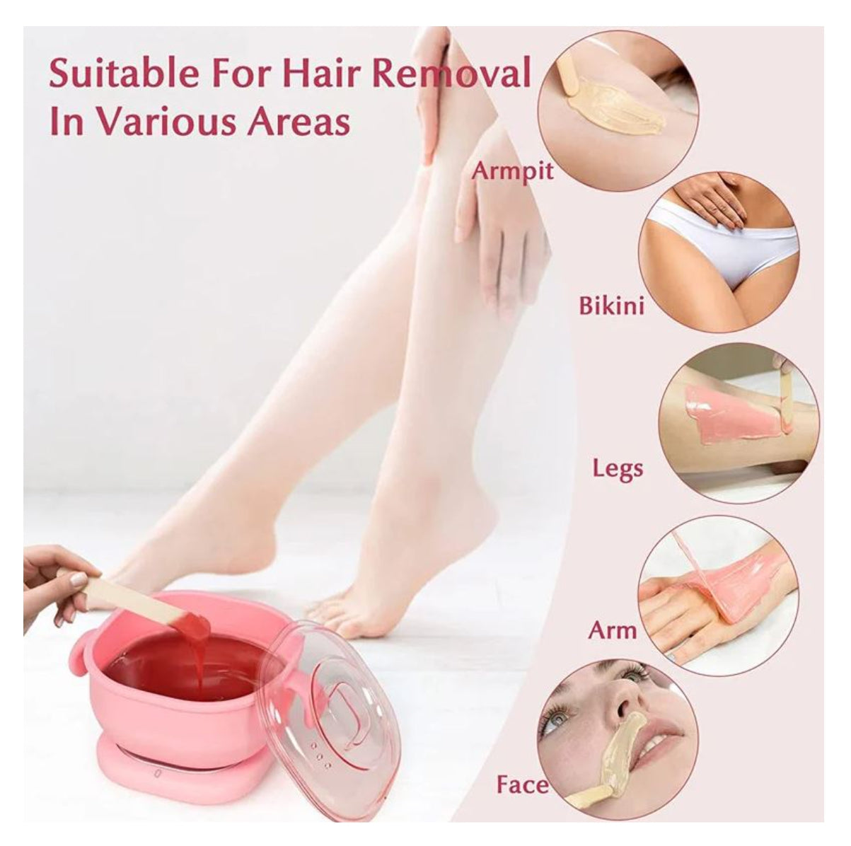 Olla Calentadora Plegable Depiladora