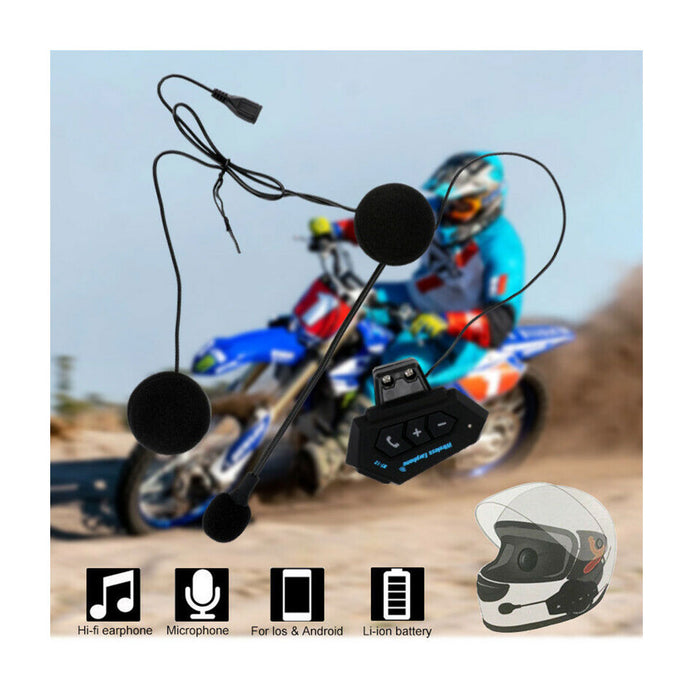 Intercomunicador Bluetooth para casco de moto BT12