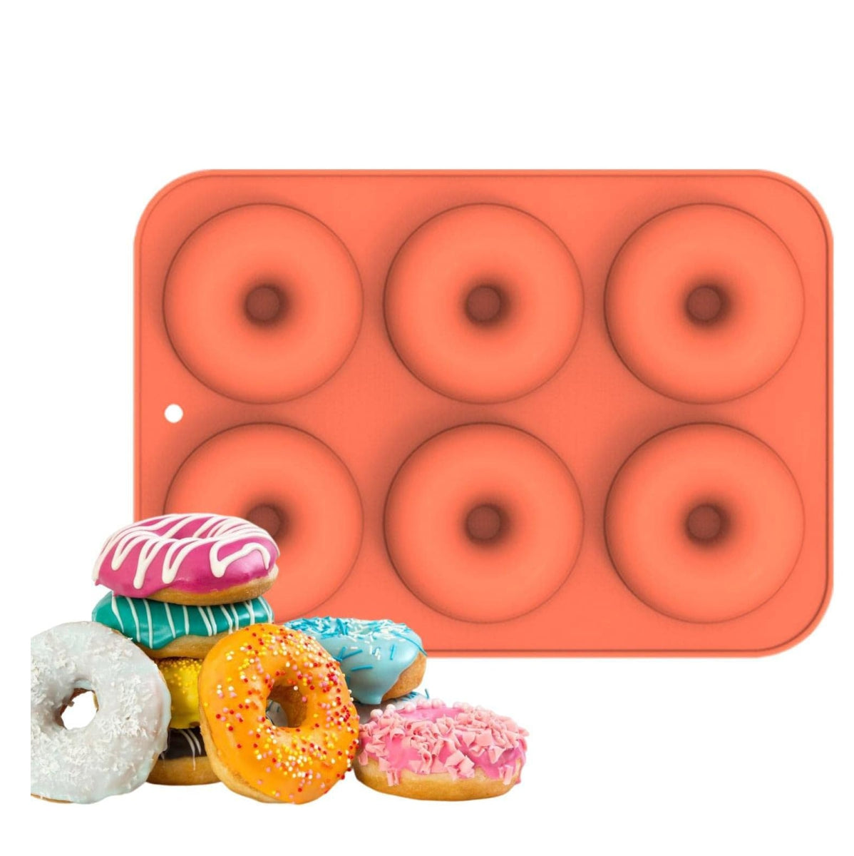 Molde silicona para Donut Donas Antiadherente
