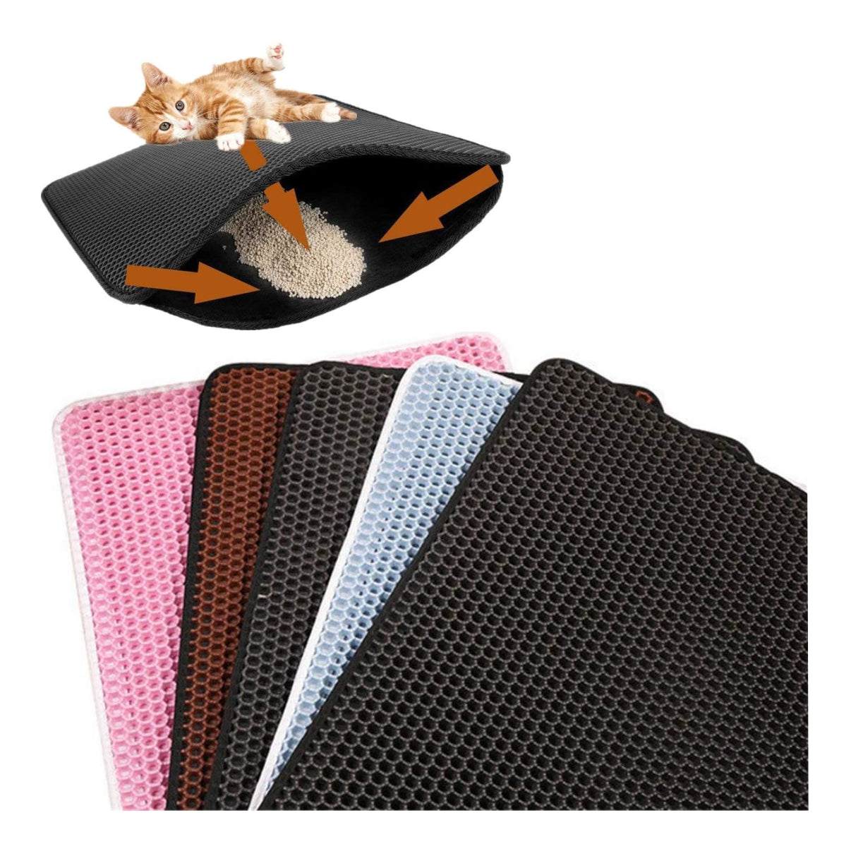 Tapete Arenero para Gato Limpieza