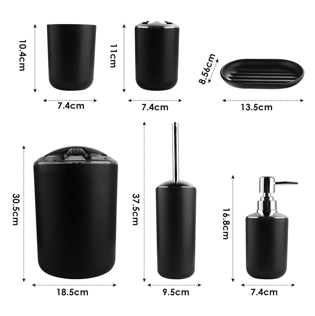 Combo juego accesorios para Baño 6 pieza