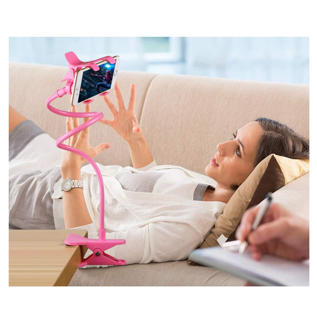 Soporte Holder Celular Flexible Pinza 60