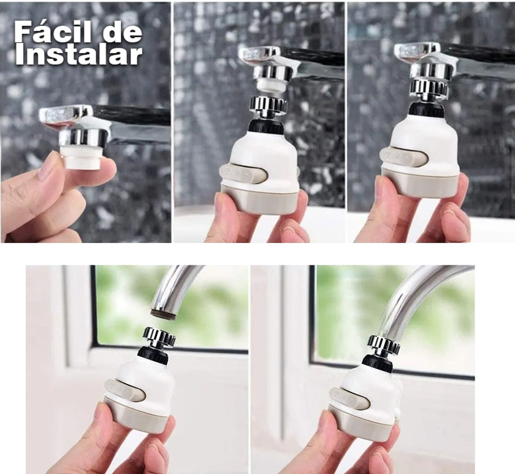 Grifo Giratorio 360° 3Niveles Metalico