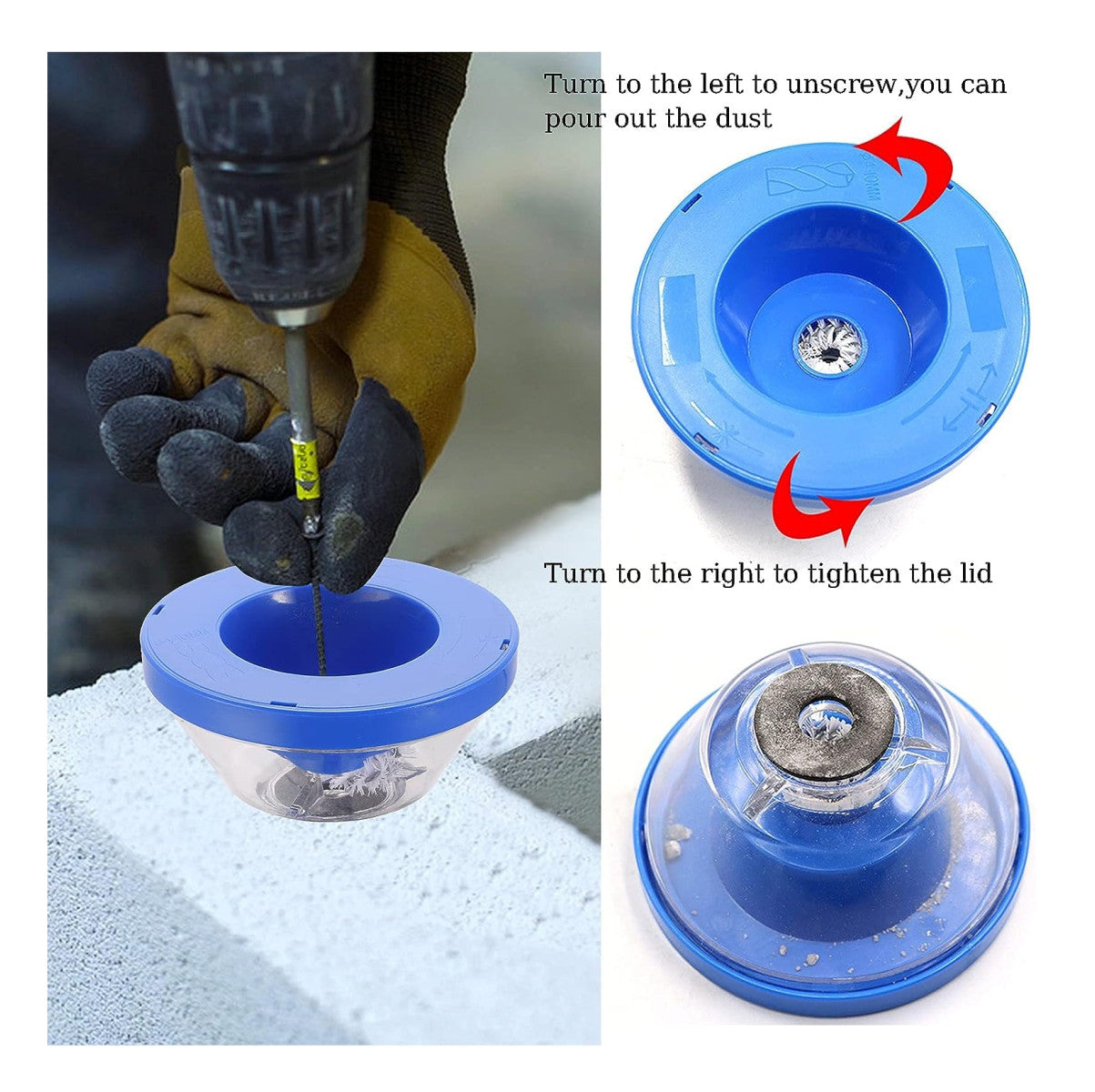 Recolector de Polvo para Taladro 4-10mm