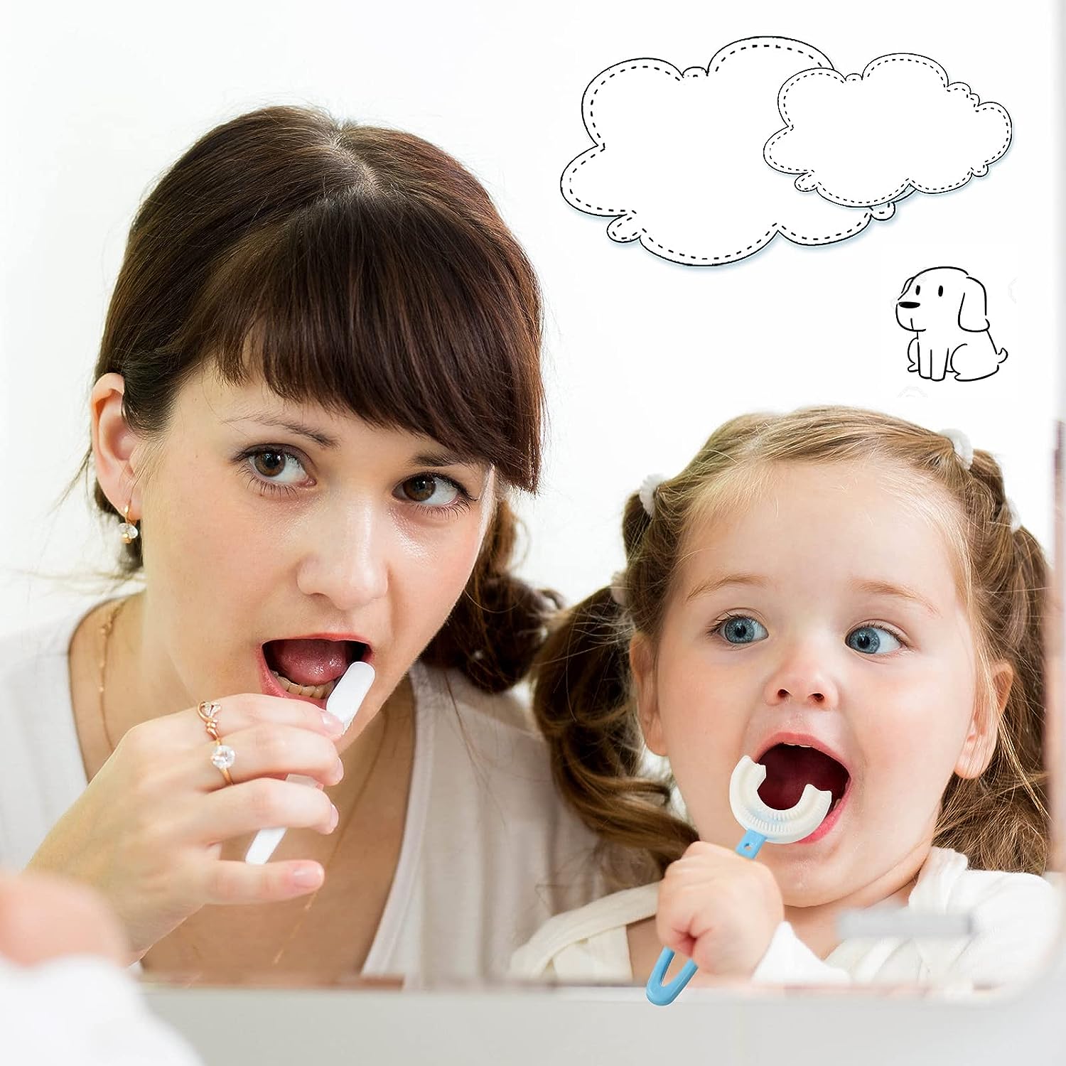 Cepillo Llamador De Dientes En Silicona