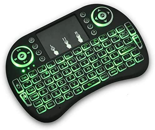 Mini Teclado Para Smart Tv RGB Inalambrico