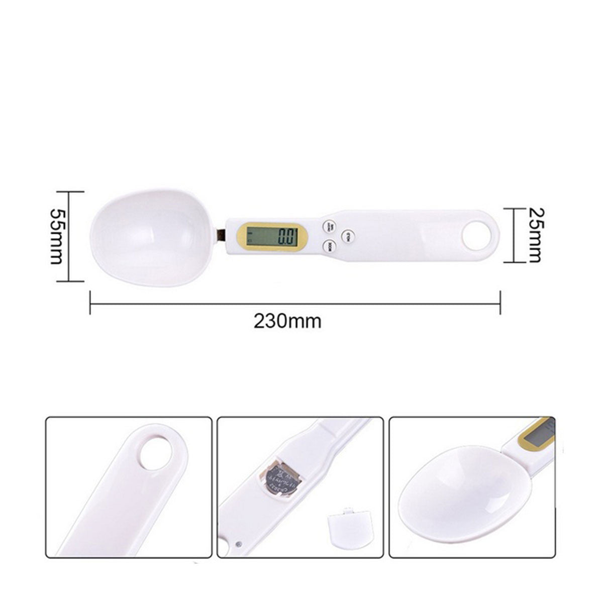 Cuchara Gramera Digital Ajustable 500g