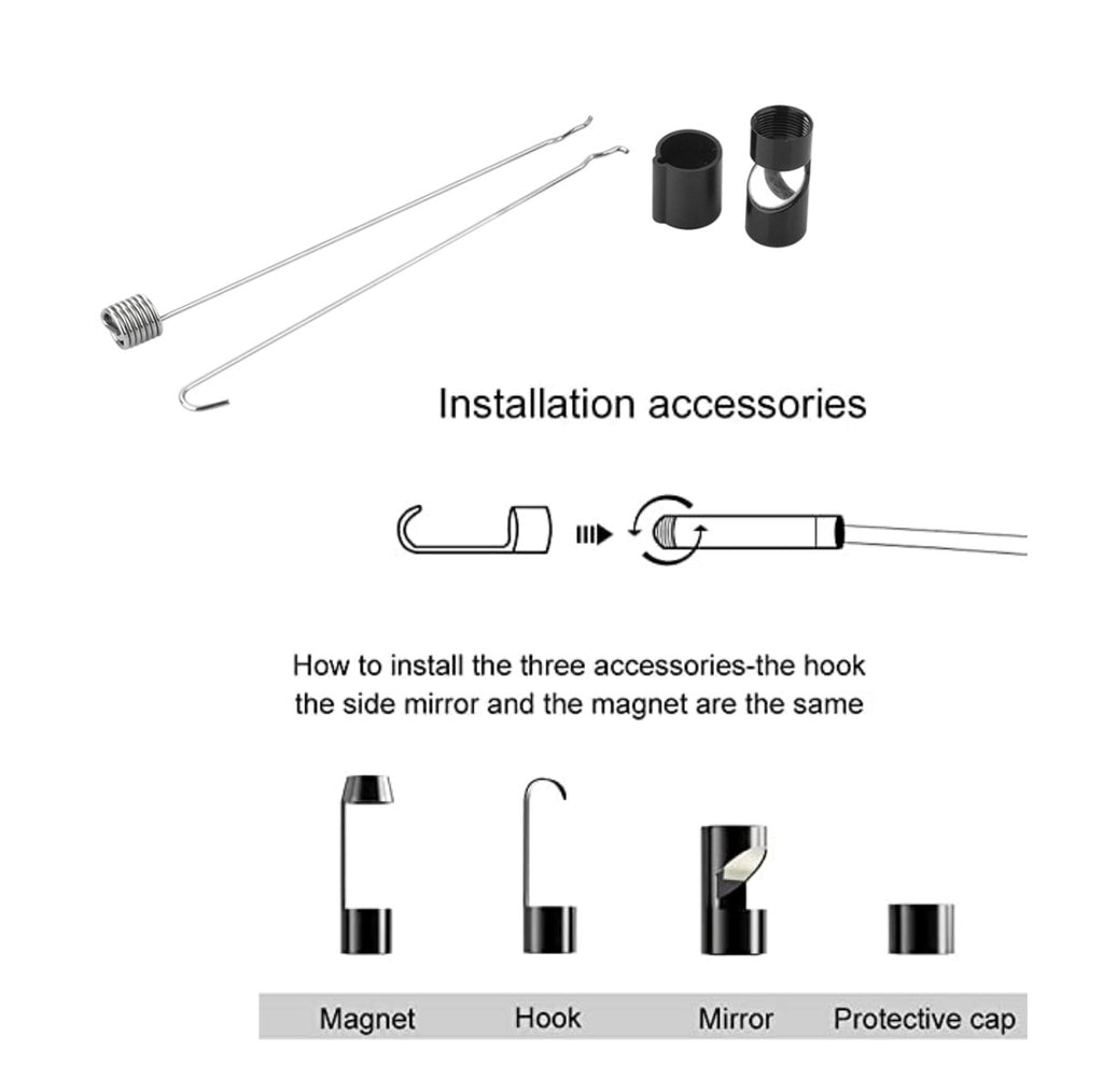 Endoscopio Camara Micro USB 3 en 1 2MTR