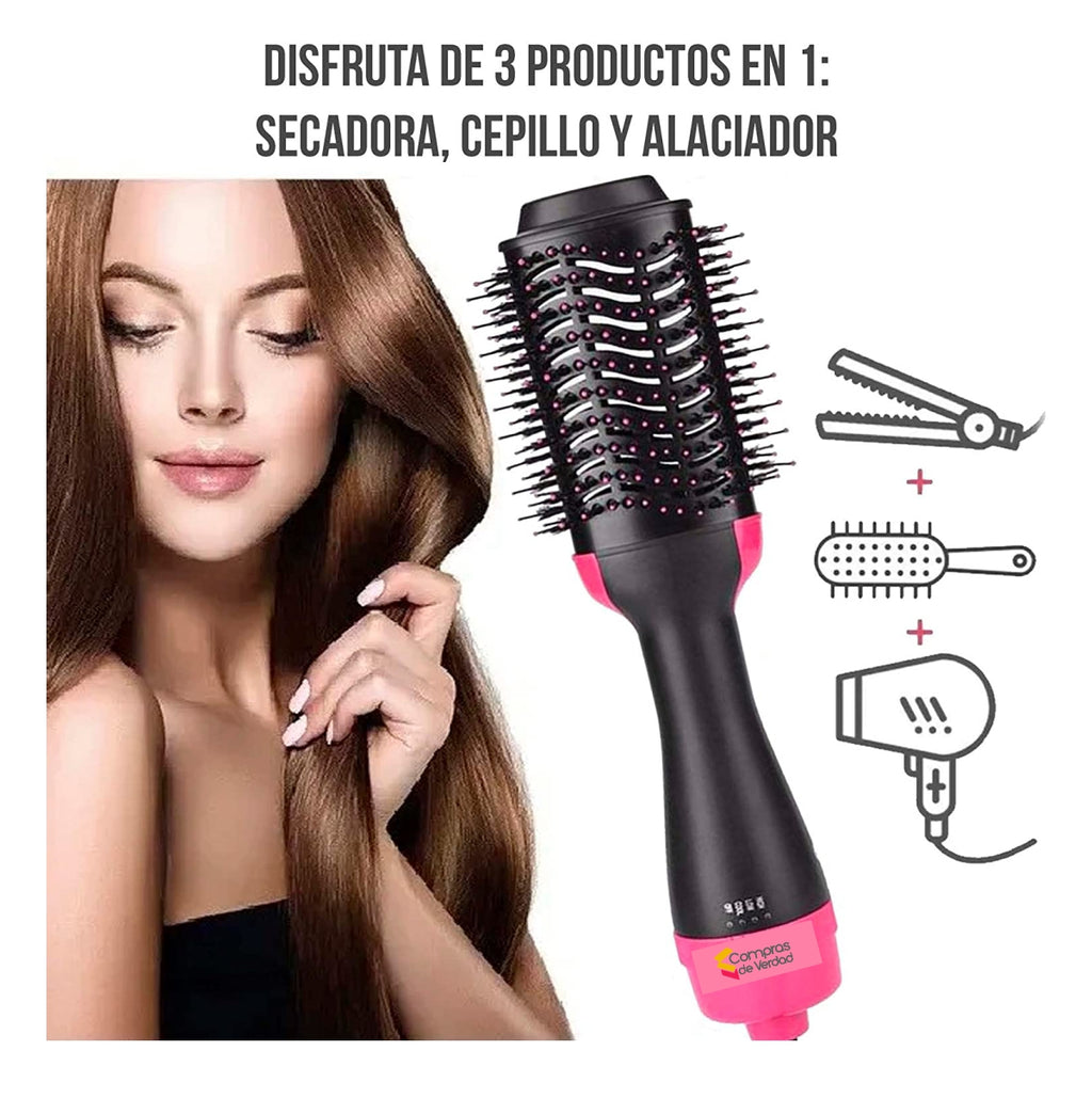 Cepillo Secador Voluminizador 3 en 1