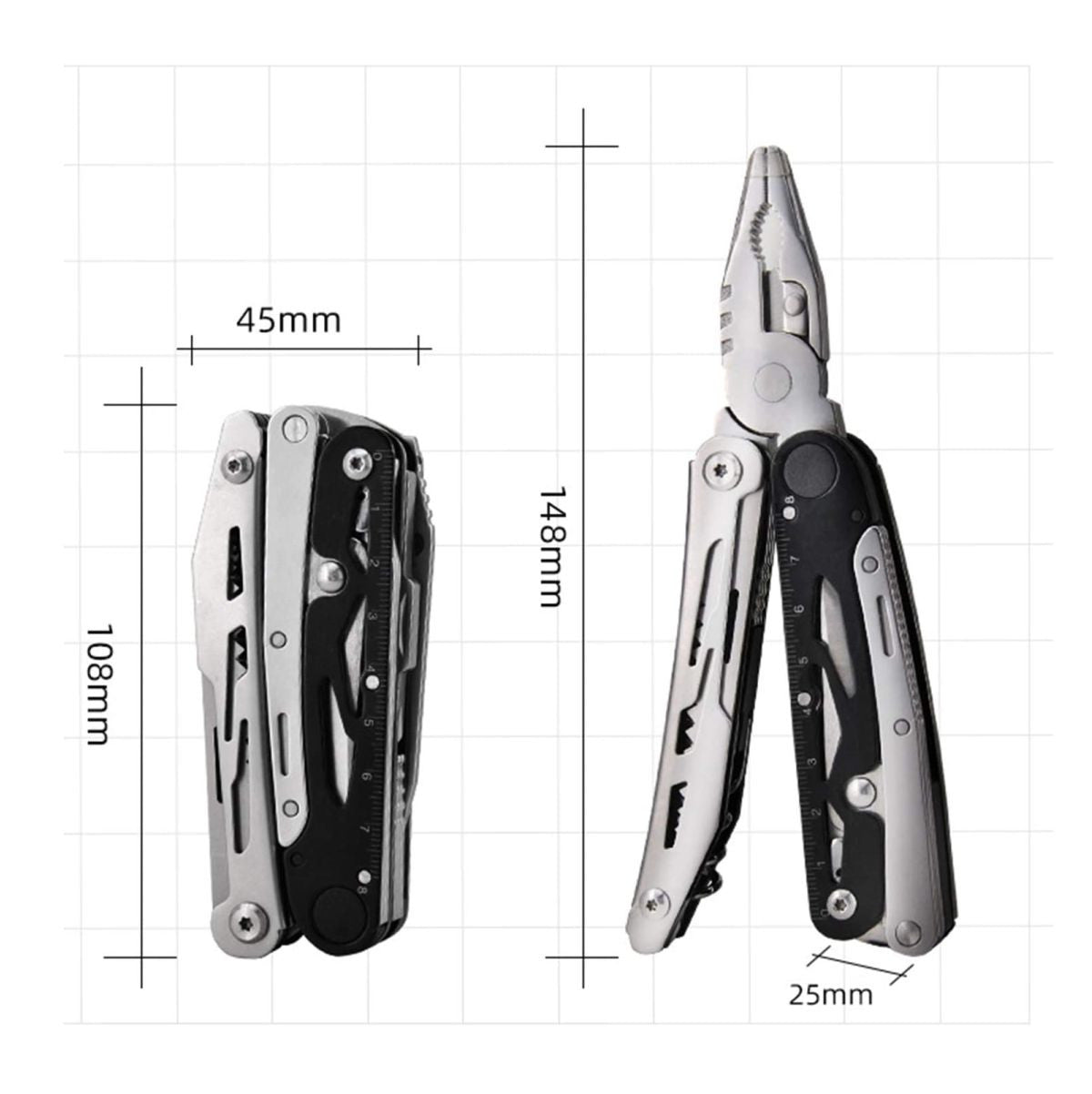 Multi Herramienta 21 en 1 con estuche