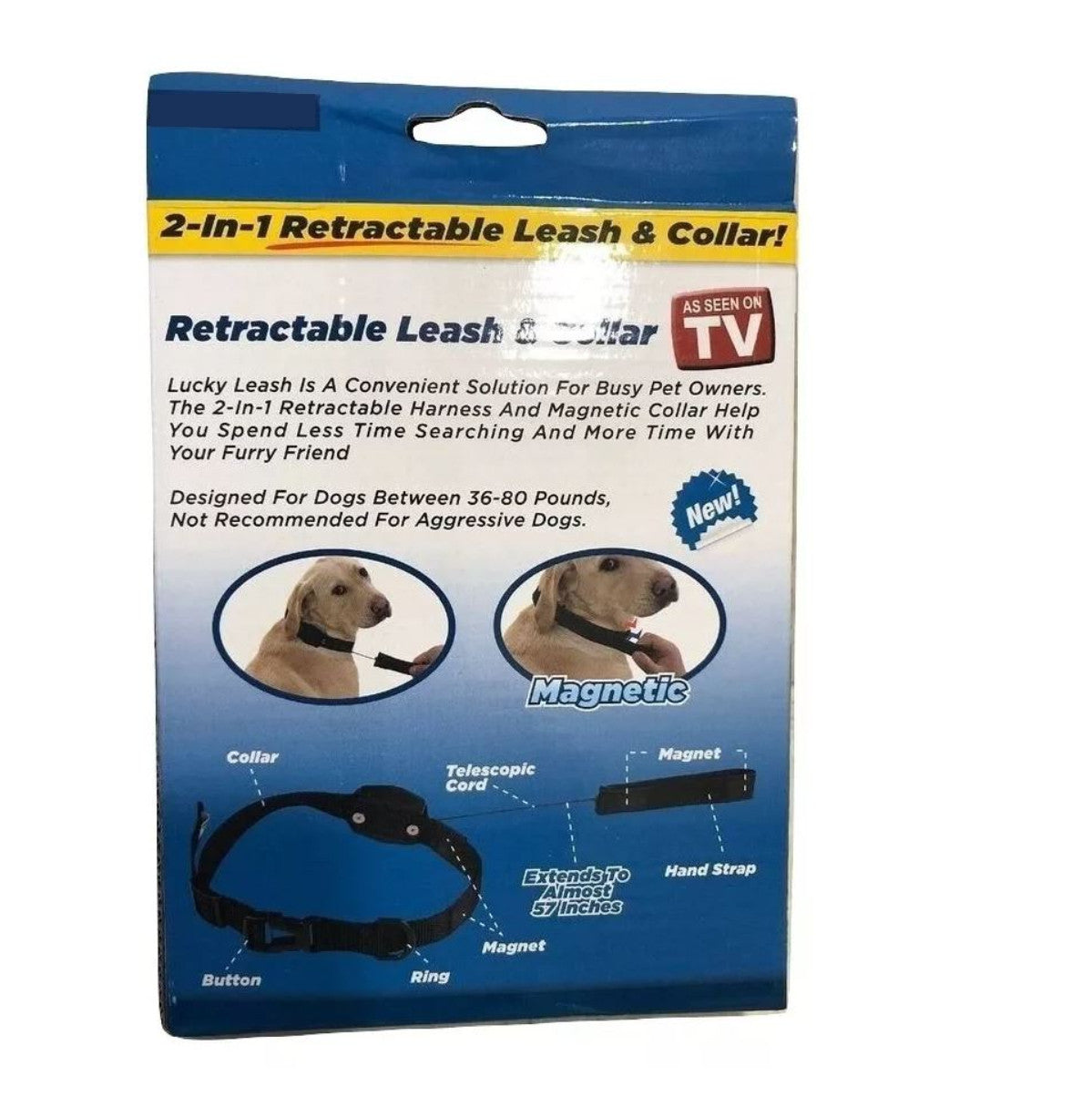 Collar Para Perro Con Correa Retráctil