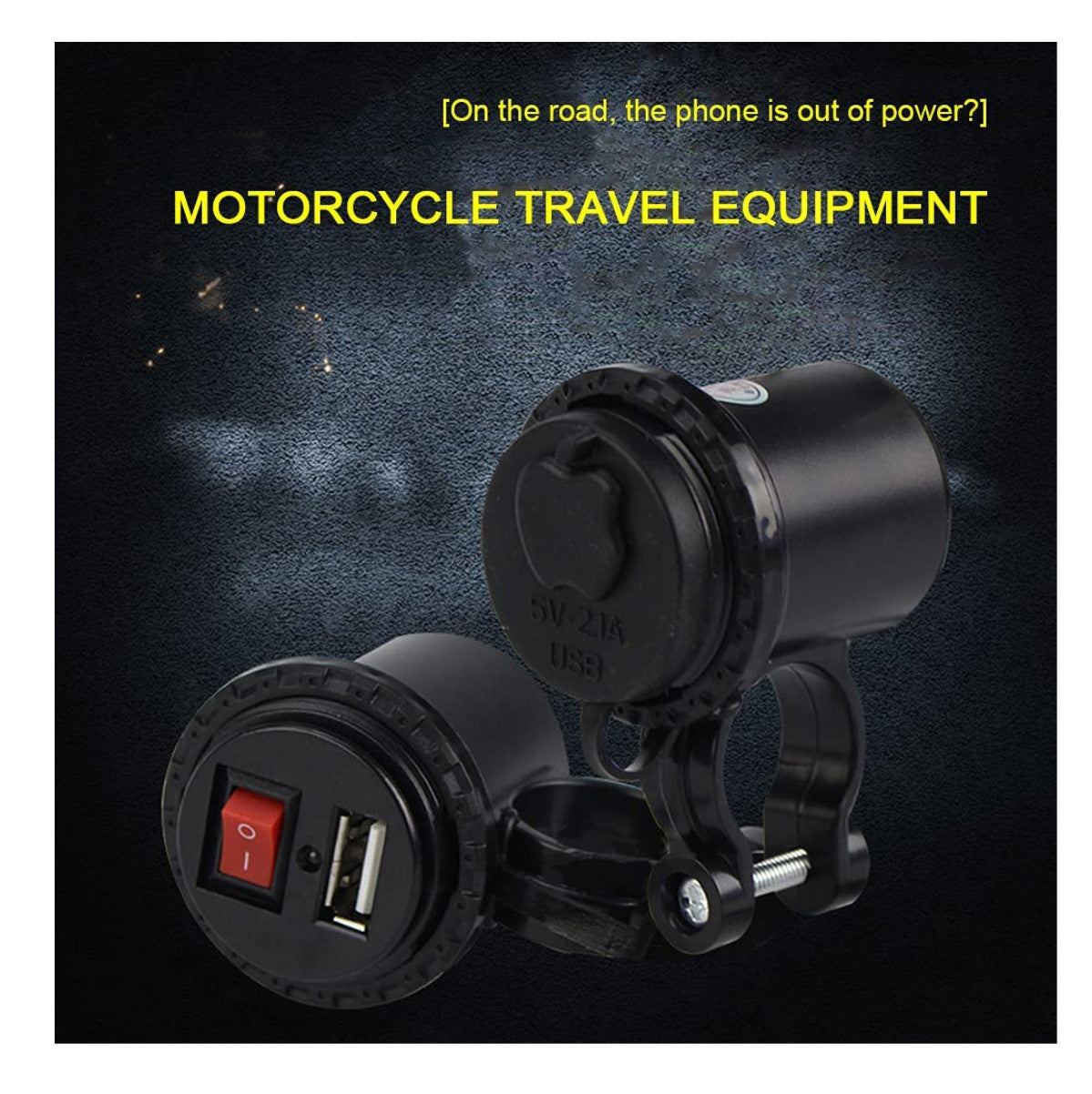 Cargador Cel Para Moto Impermeable Usb