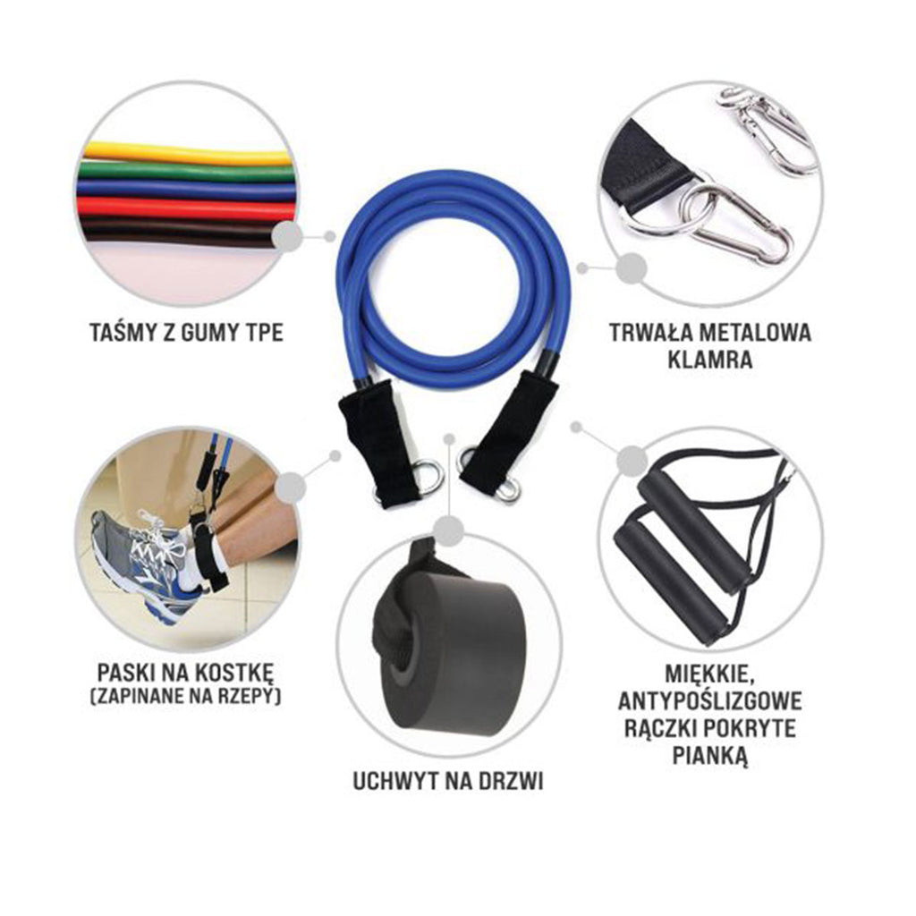 Bandas Elasticas de Resistencia set x 11