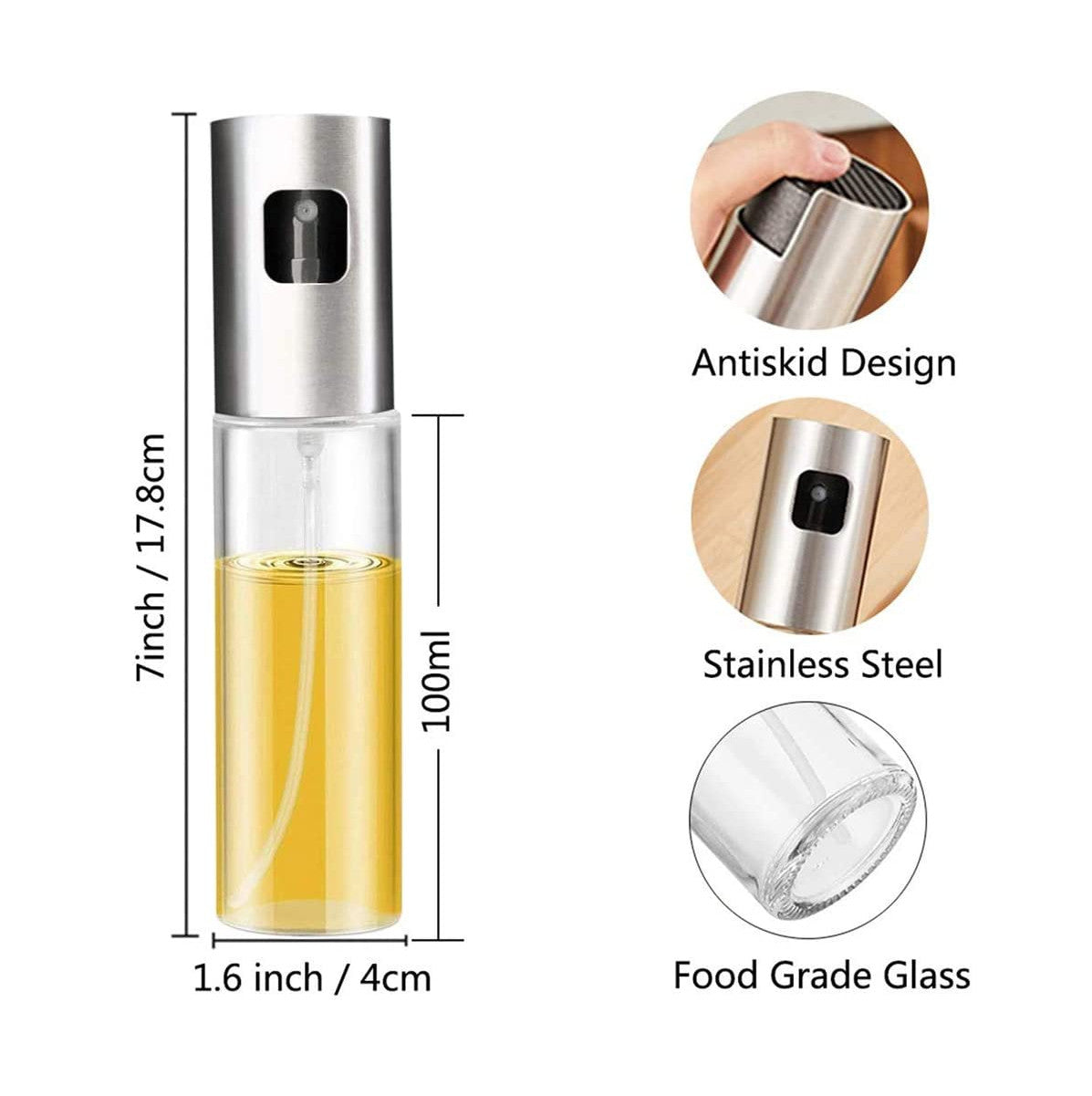 Botella Dispensador Spray de Aceite