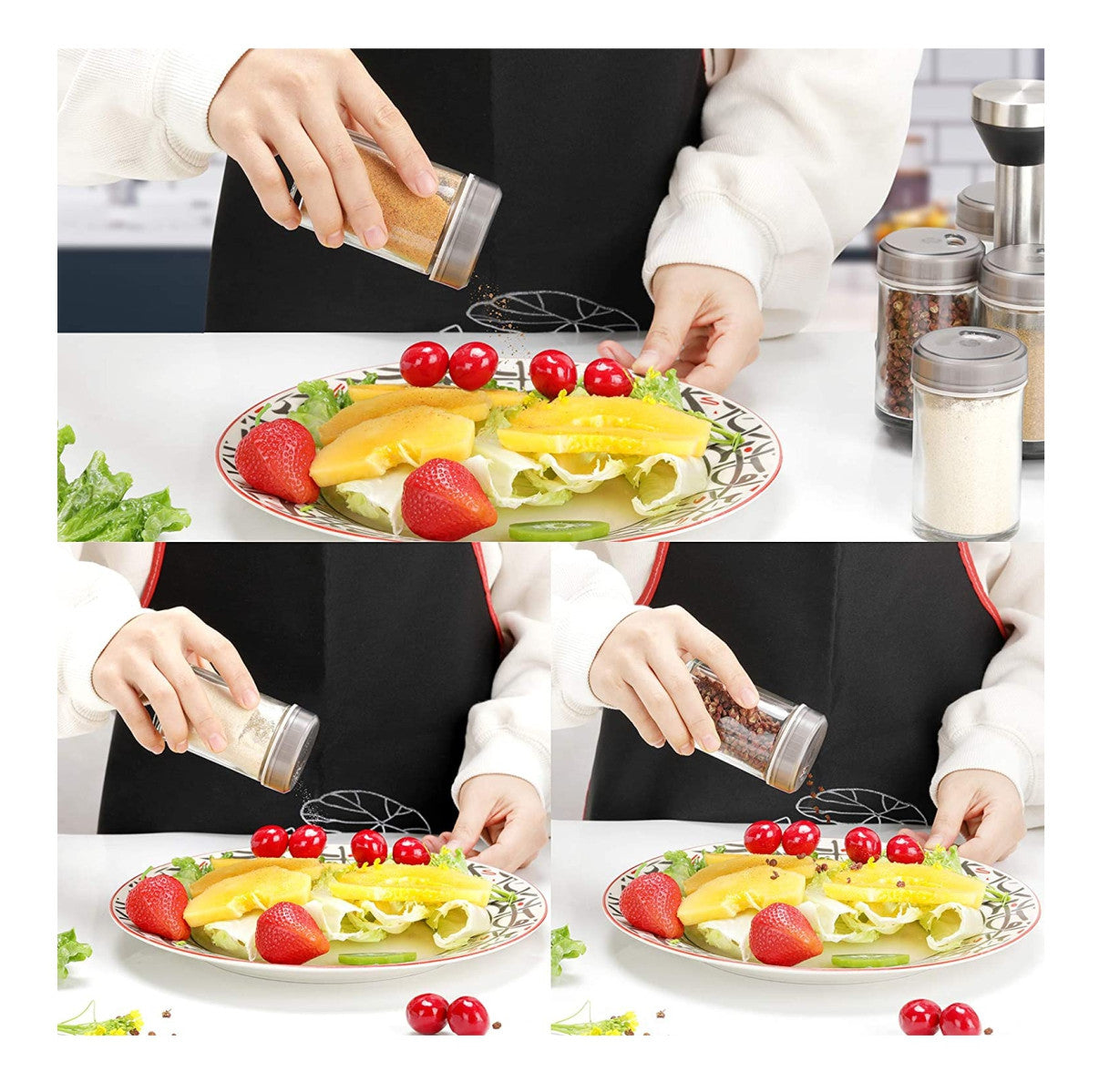 Condimentero Organizador 360 + 6 Frascos