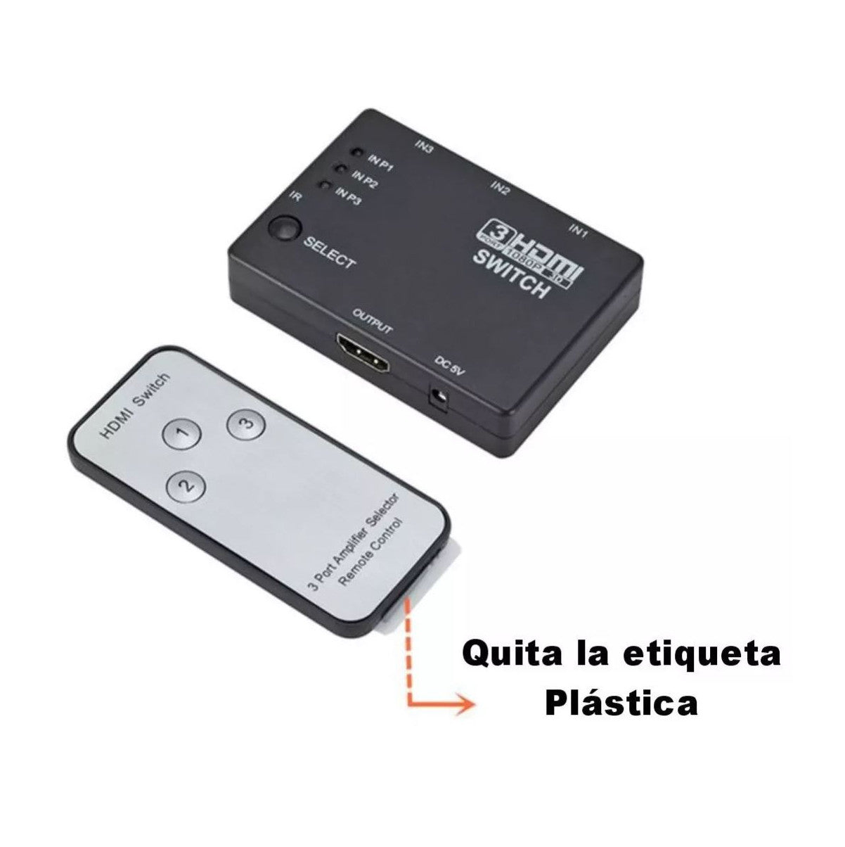 Hdmi Switch Multiplicador Selector 3x1