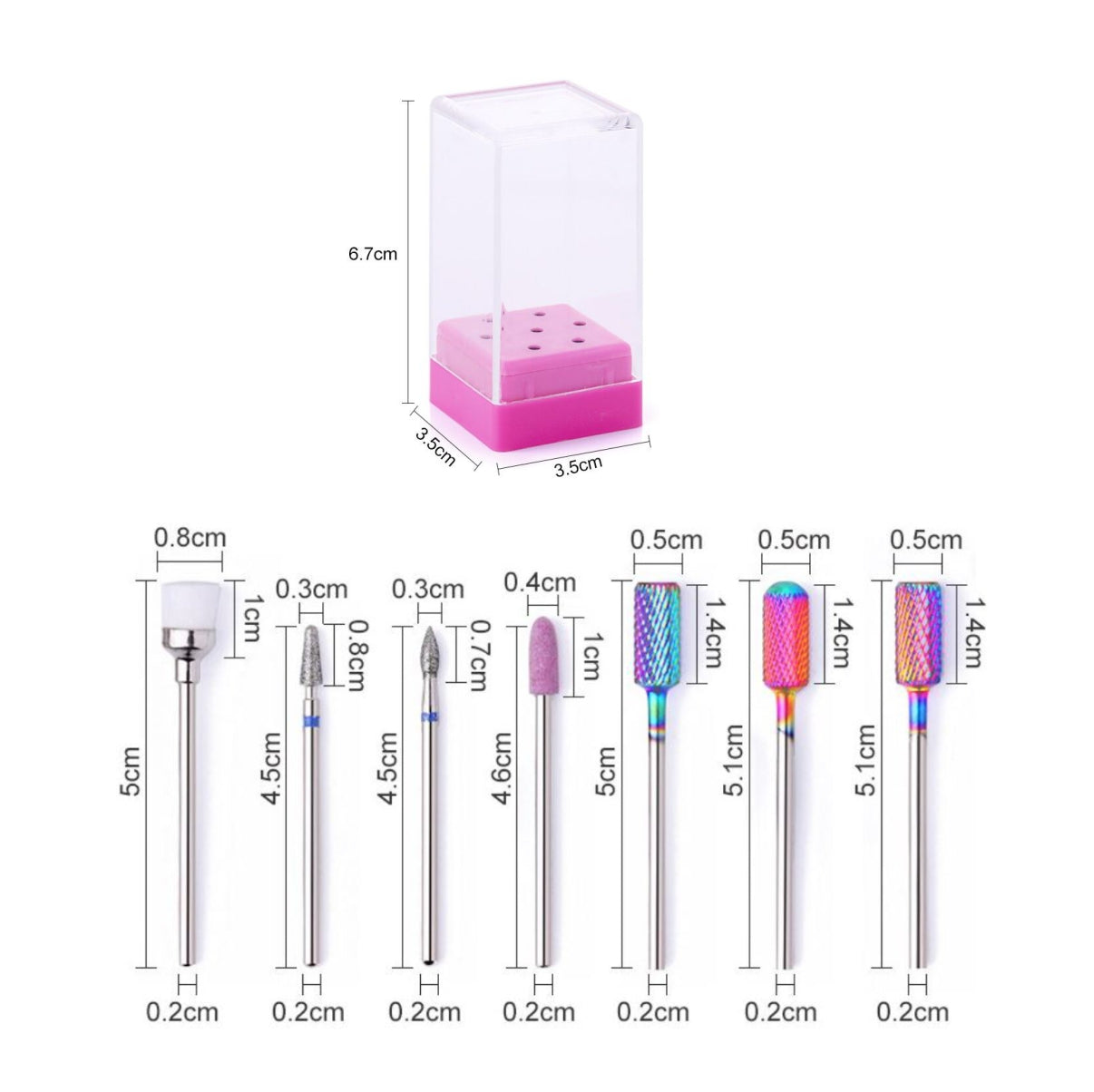 Kit De Brocas Puntas Tungsteno #5