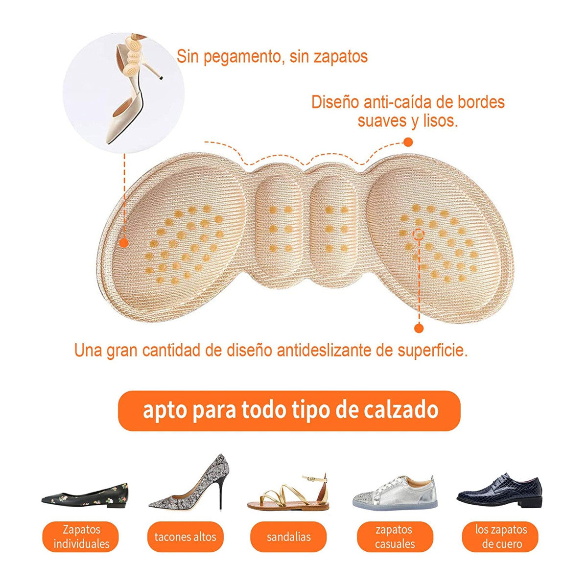 Protector de Talón Almohadillas 1par