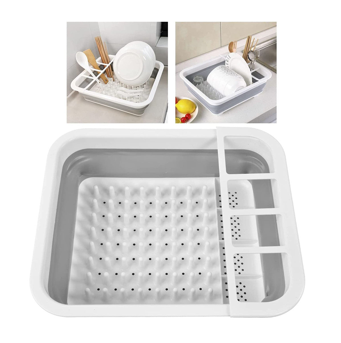 Escurridor De Platos Plegable Cocina