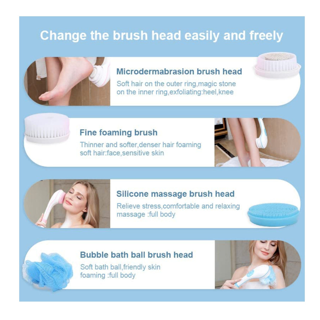 Cepillo De Ducha Electrico Espalda 5-1