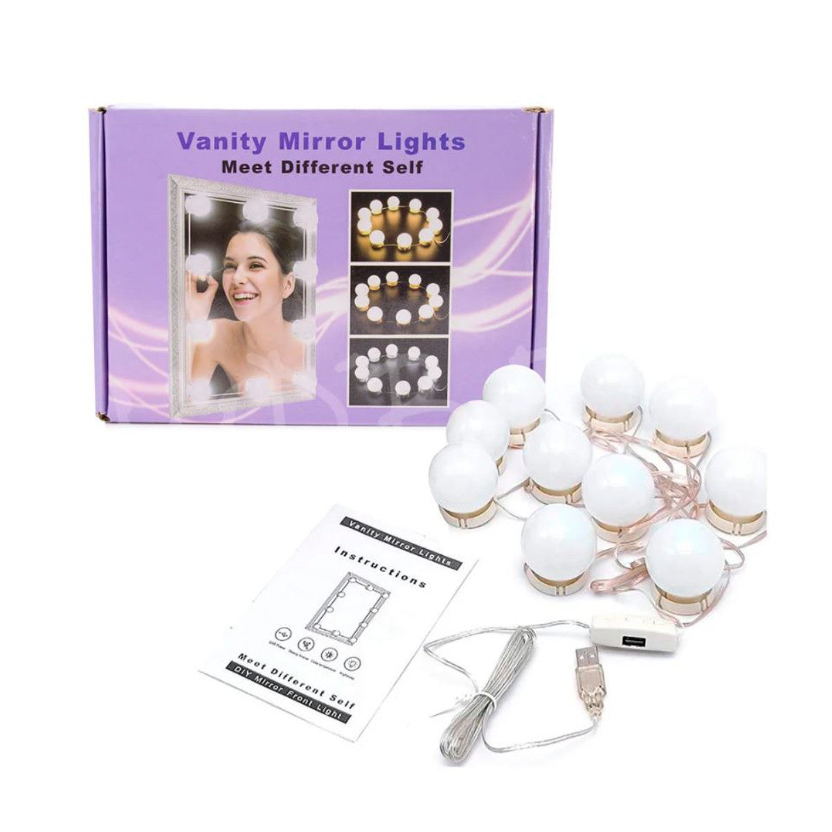 Extension Luces Espejo 10 Bombillas