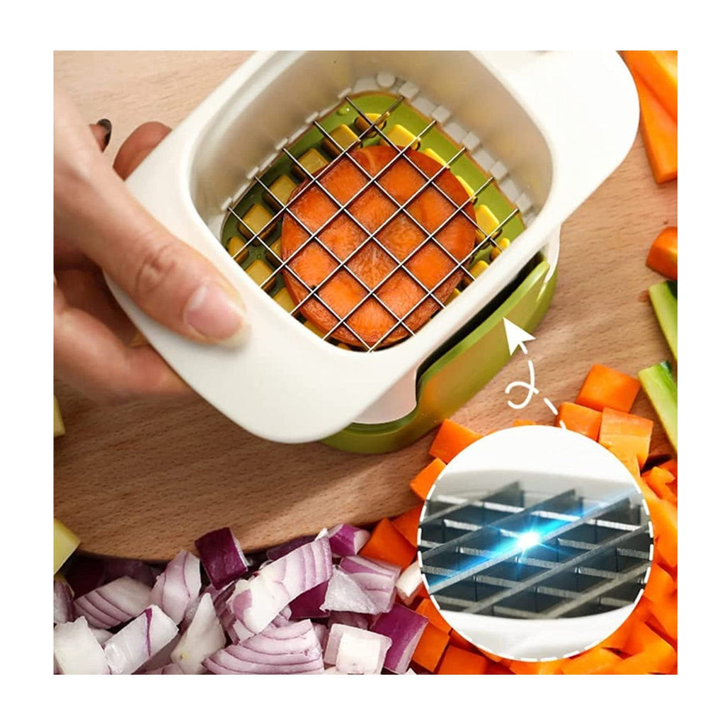 Picador Y Cortador Papa Fritas 2 en 1