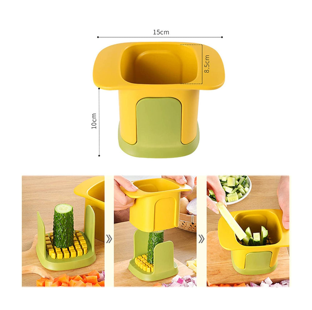 Picador Y Cortador Papa Fritas 2 en 1