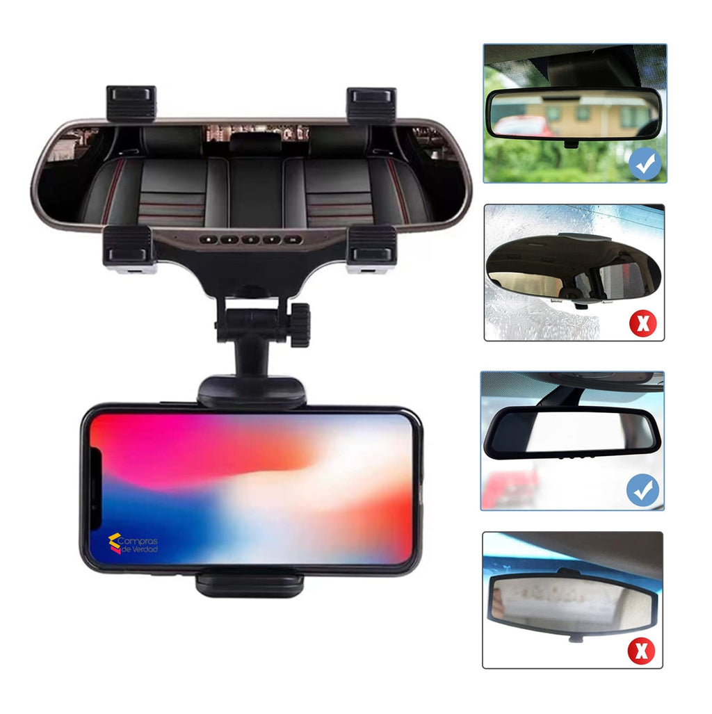 Soporte Celular Espejo Retrovisor carro