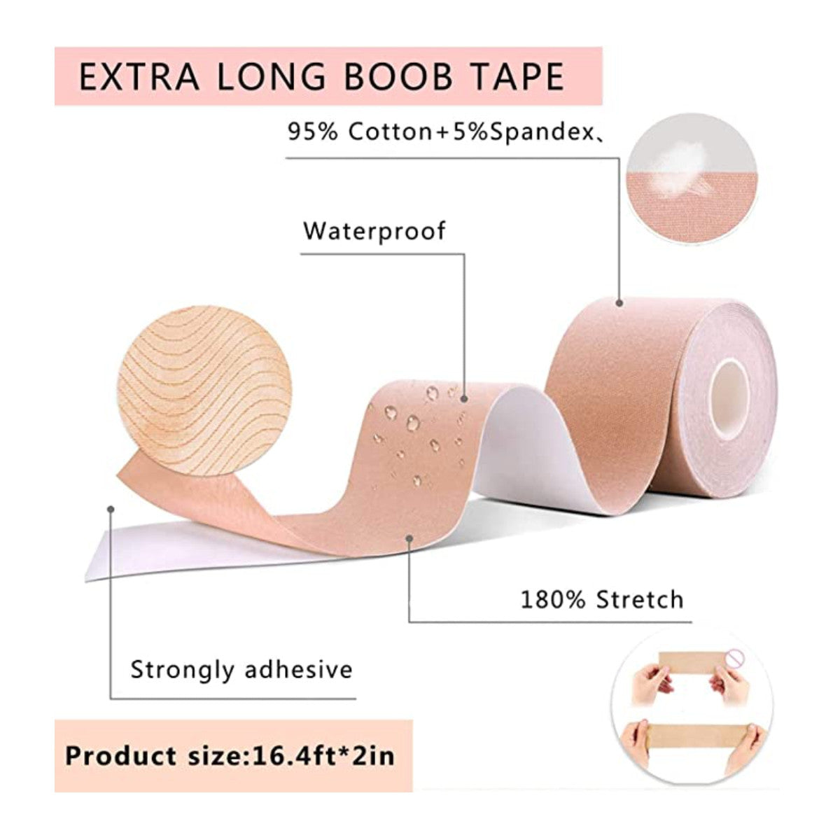 Cinta Levanta Busto Impermeable Adhesiva