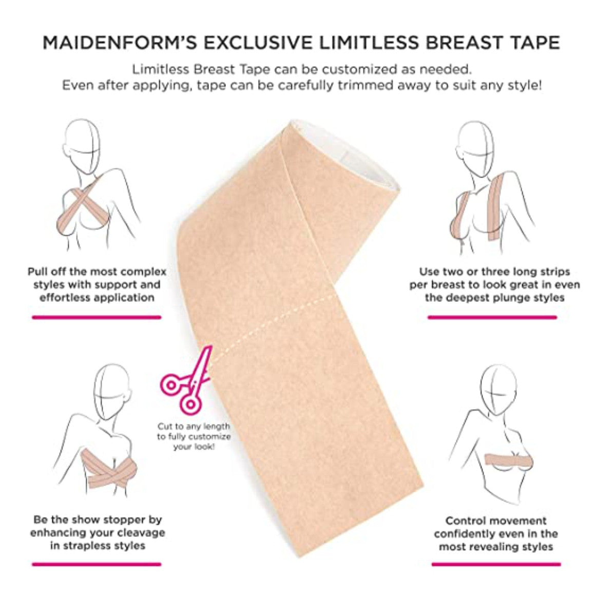 Cinta Levanta Busto Impermeable Adhesiva