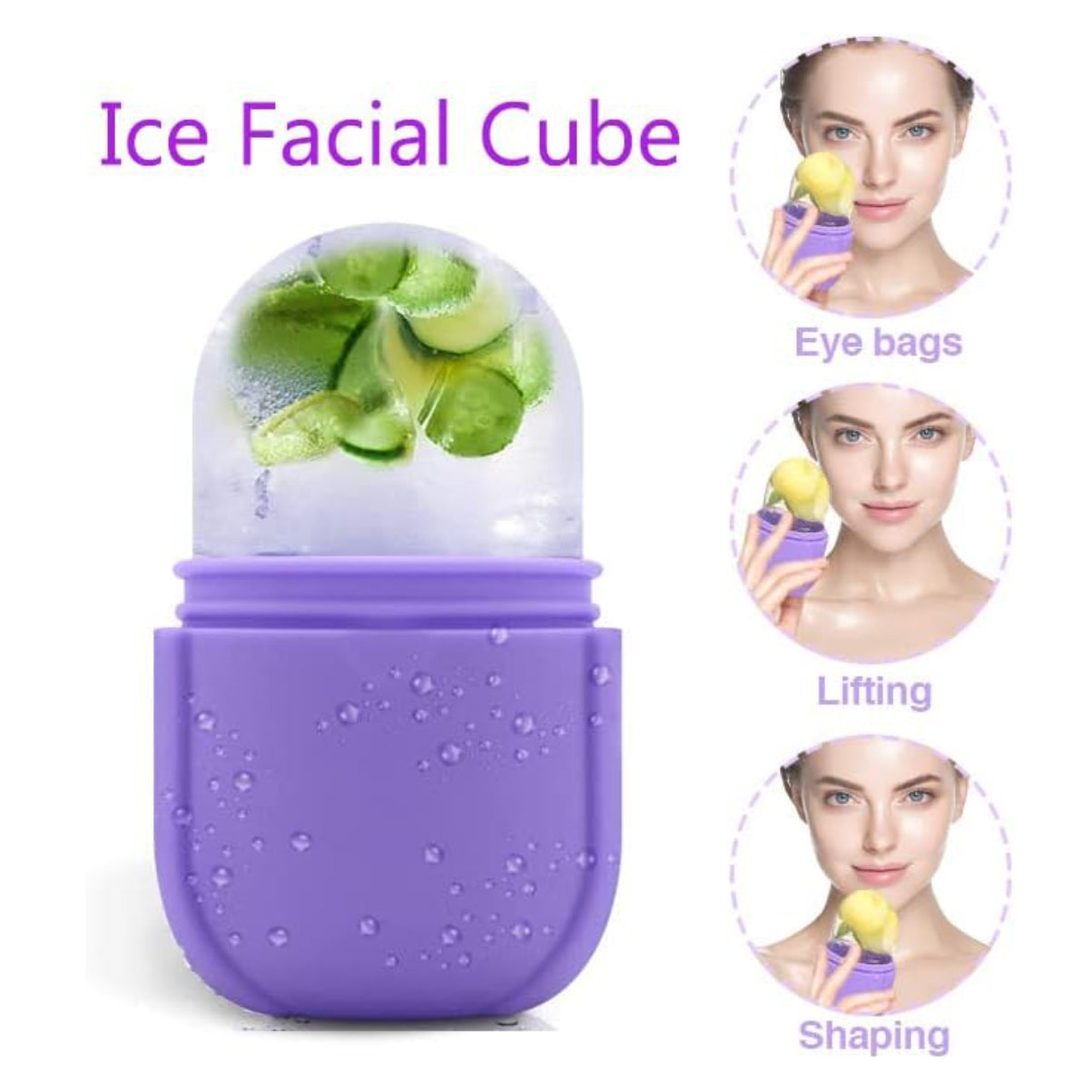 Masajeador Facial Hielo en Silicona
