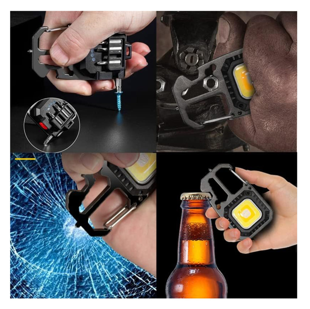 Linterna COB Llavero multifuncion led