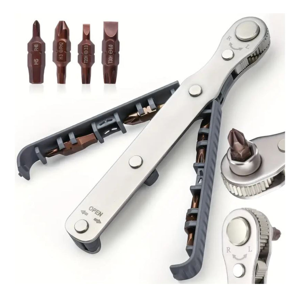 Kit destornilladores trinquete Magnético