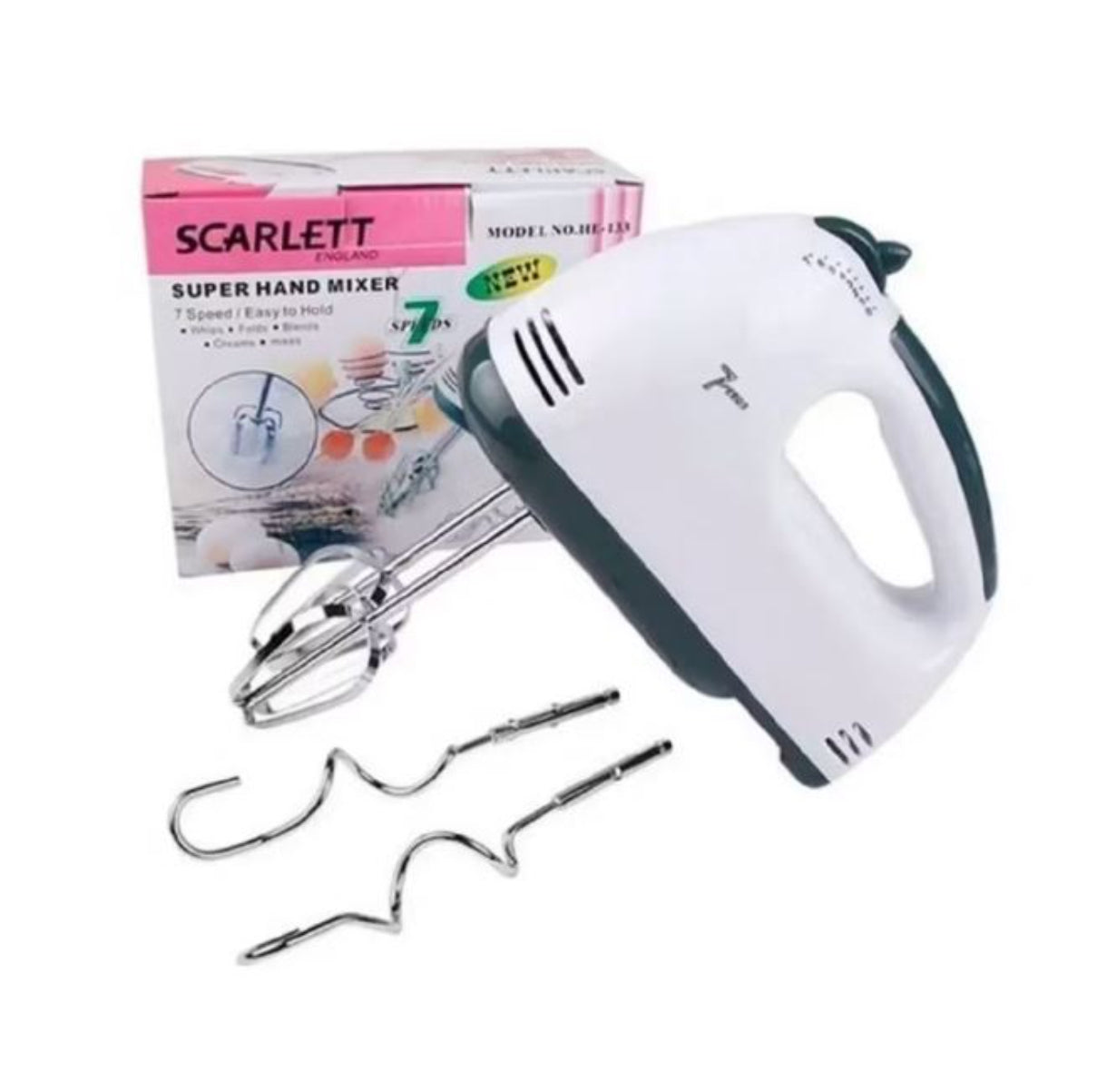 Kit Repostería 137pcs Con Batidora 7 vel