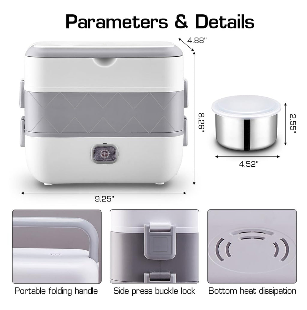 Lonchera eléctrica Vapor 4 puestos