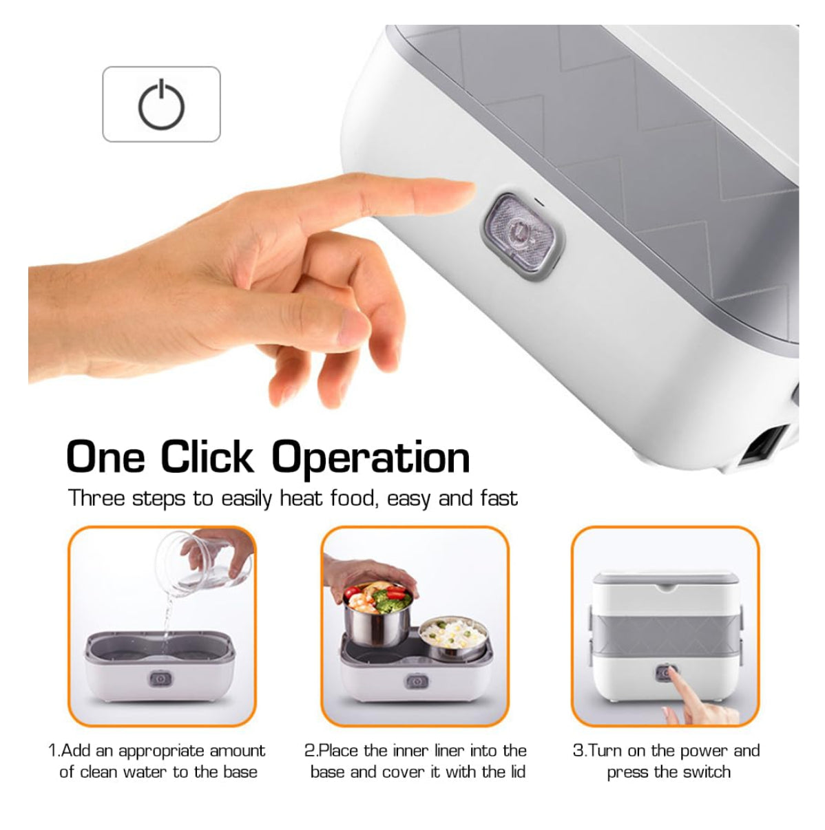 Lonchera eléctrica Vapor 4 puestos