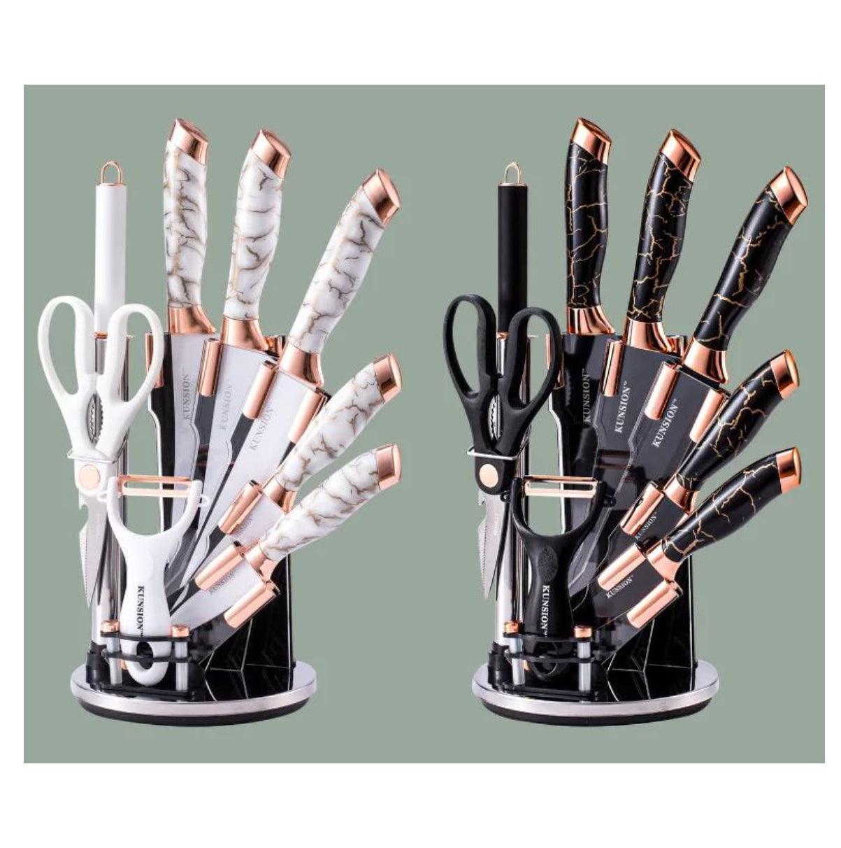 Juego de 9pcs cuchillos chef