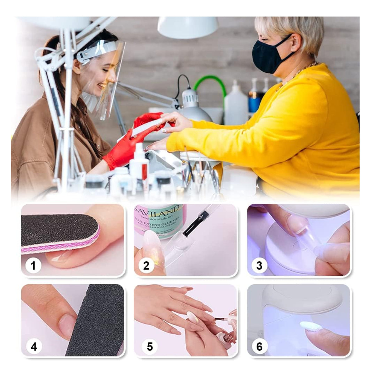 Mini lámpara LED UV para uñas