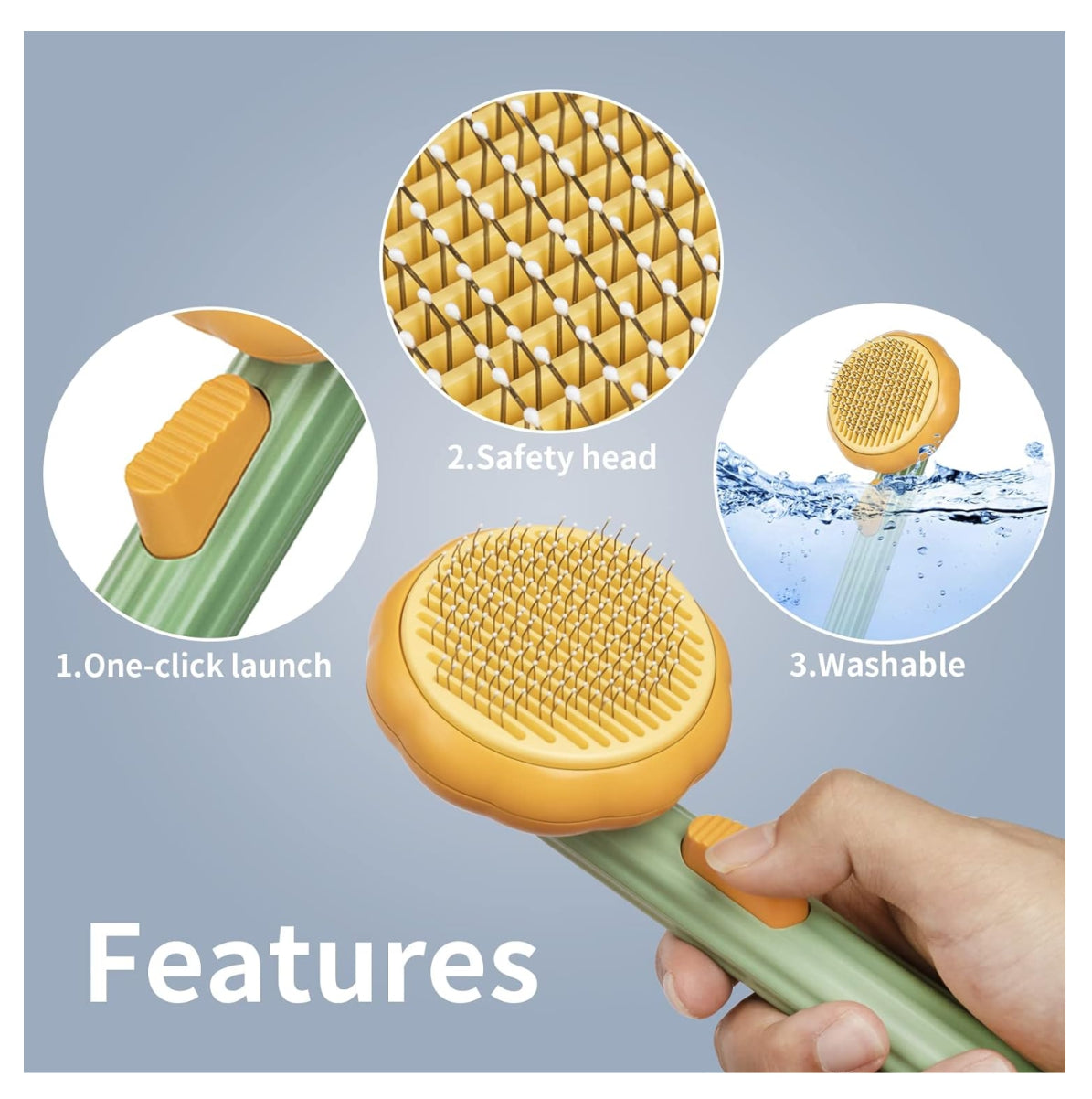 Cepillo Peine Removedor Pelo Gato Redond