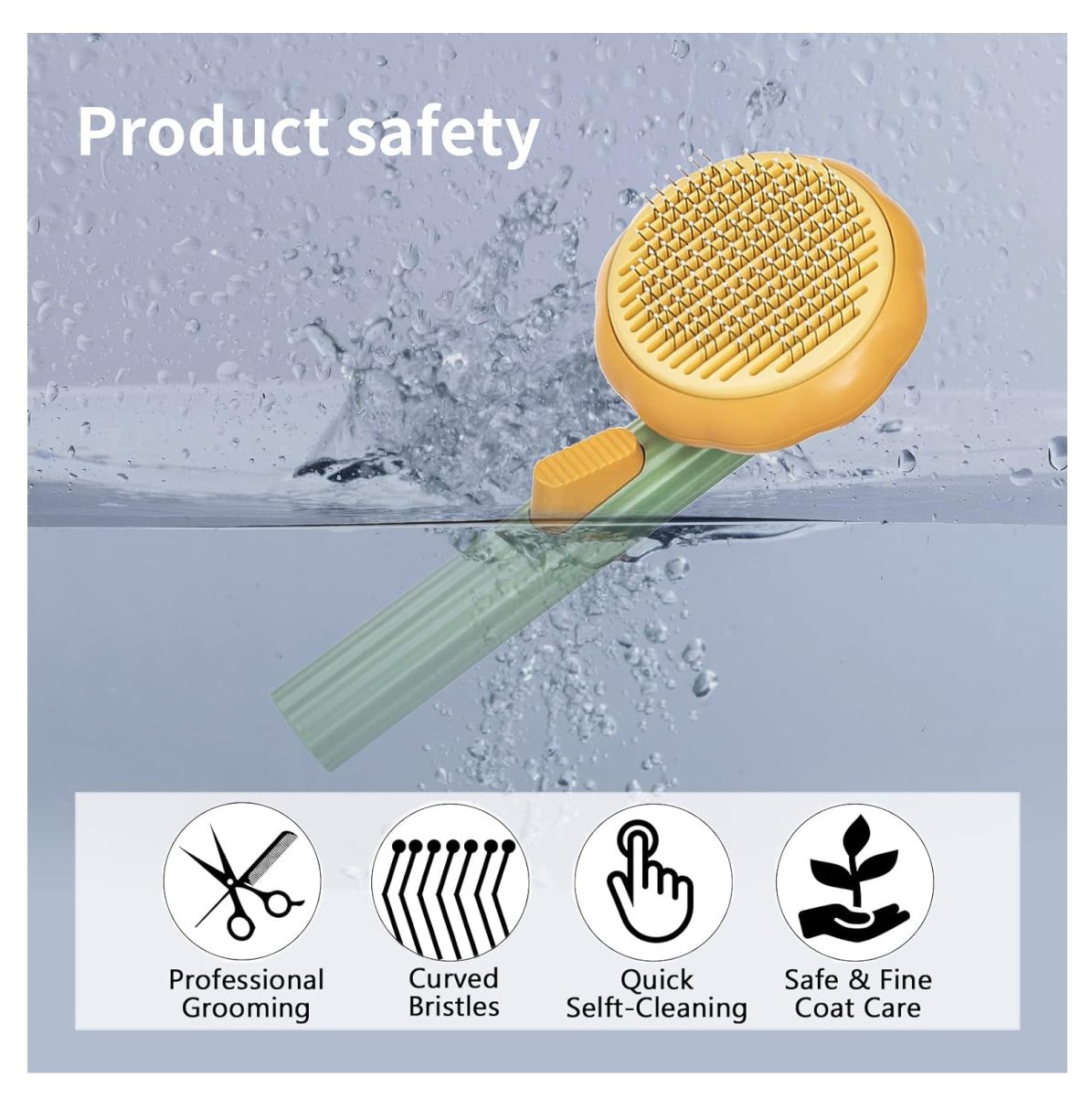 Cepillo Peine Removedor Pelo Gato Redond