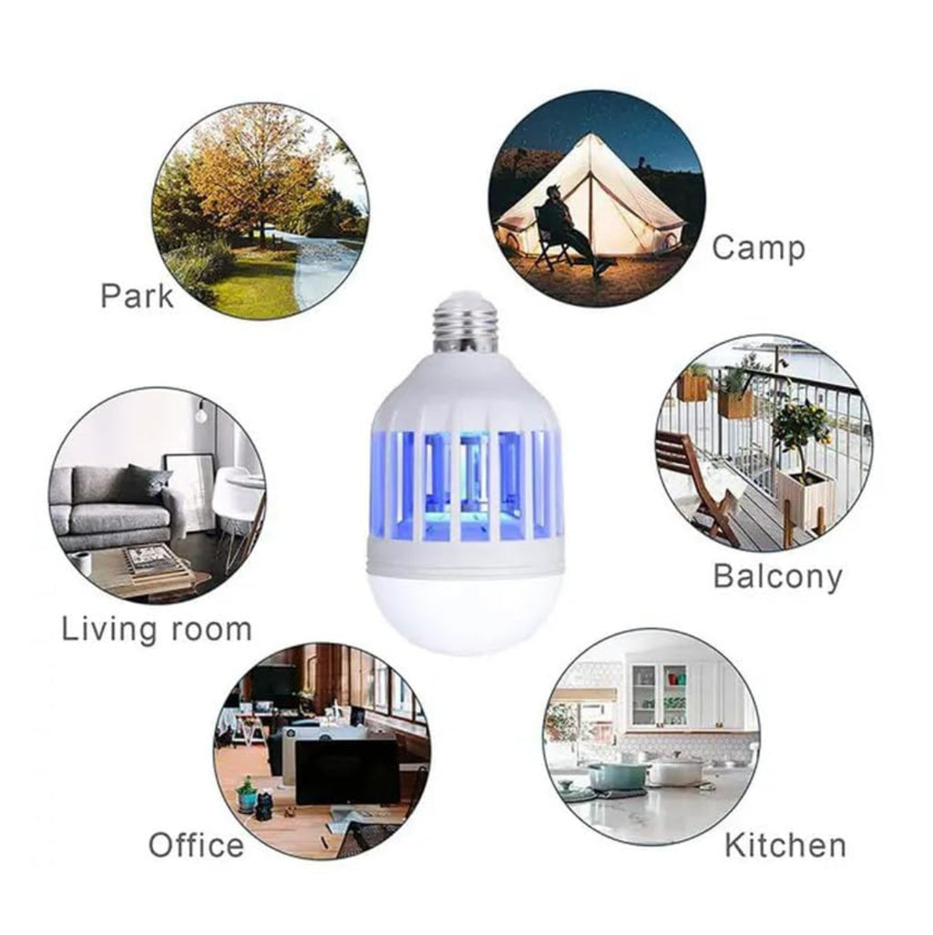 Bombillo luz mata zancudos