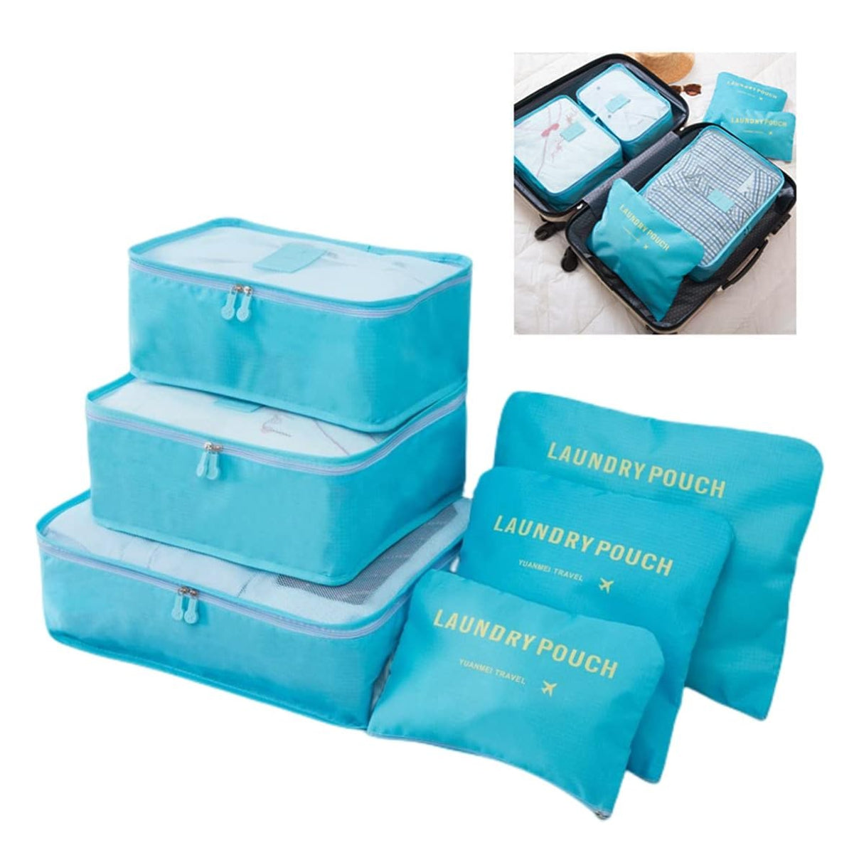 Organizador De Maleta Set Por 6 Unidades