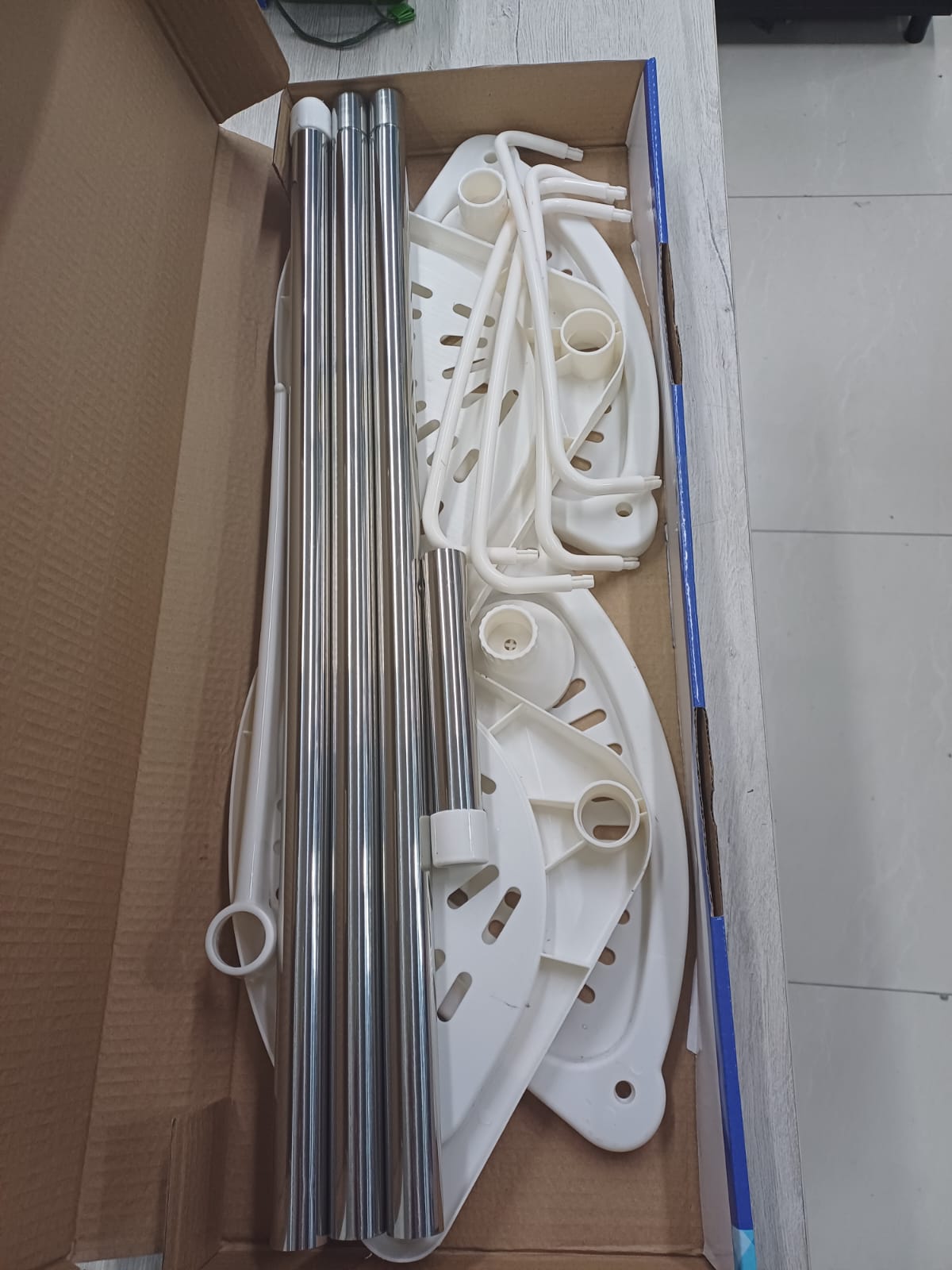 Esquinero Baño 4 niveles 15kg Estante