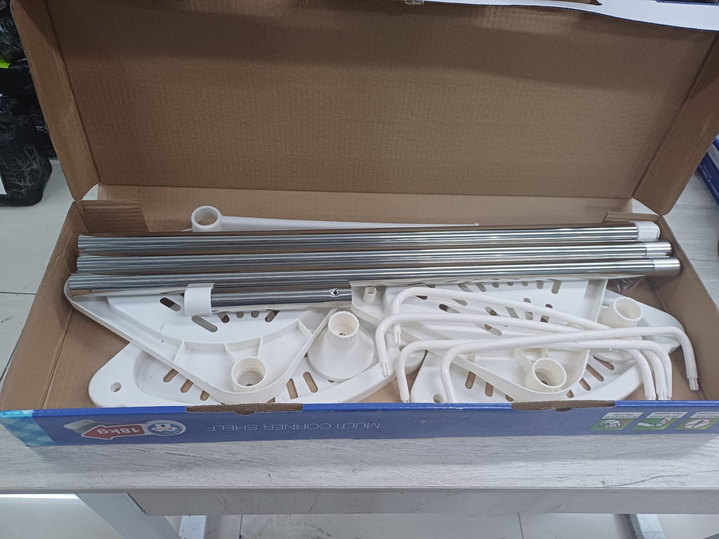 Esquinero Baño 4 niveles 15kg Estante