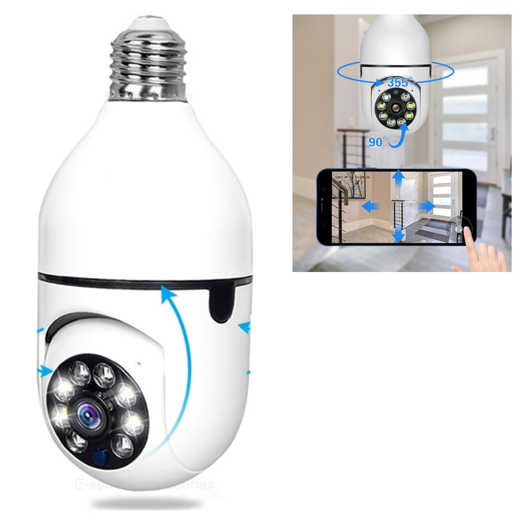 Camara bombillo de seguridad 360° girato