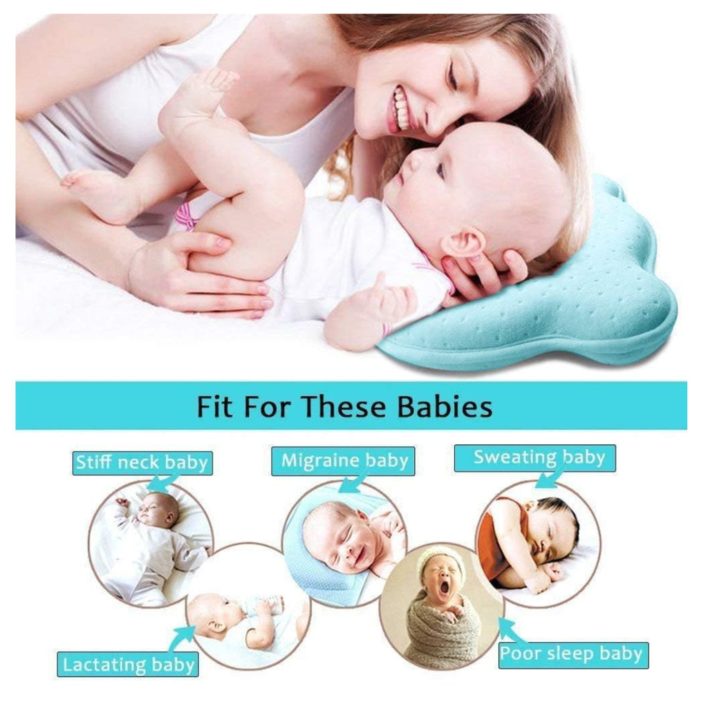 Almohada Bebe Prevenir Cabeza Plana Cojin