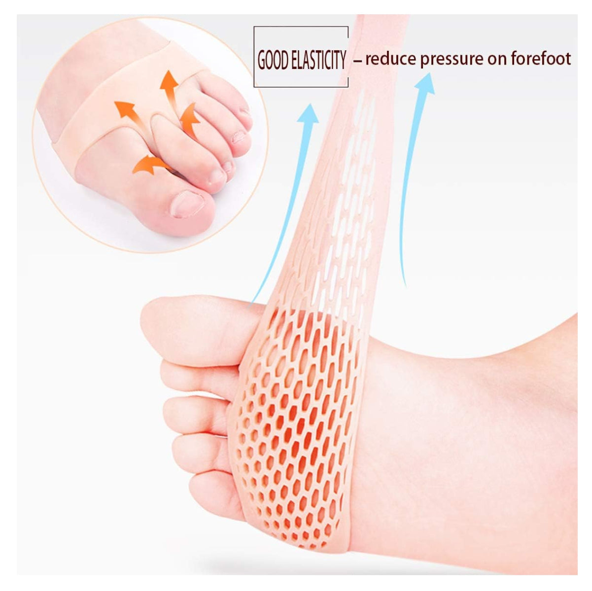 Almohadilla Plantilla Silicona Antepie