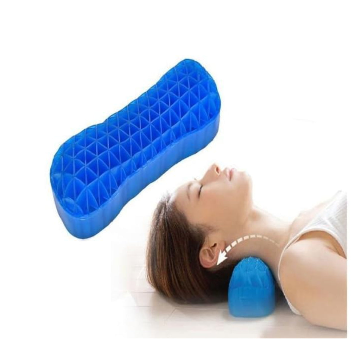 Cojin Gel Silicona Cuello Cervical Funda
