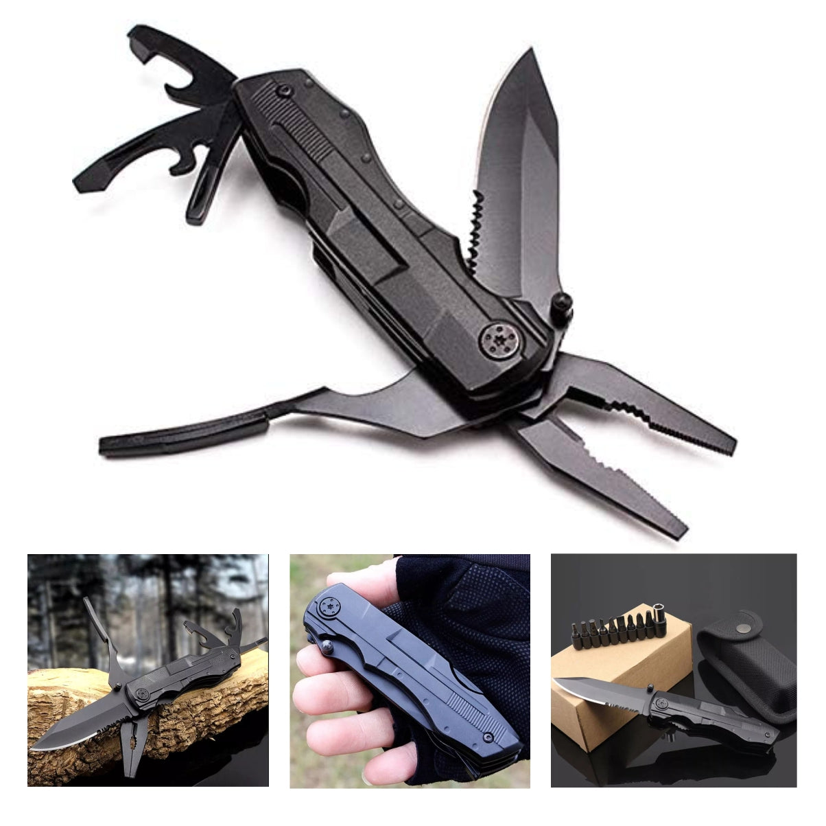 Herramienta multiusos 5 en 1 con estuche