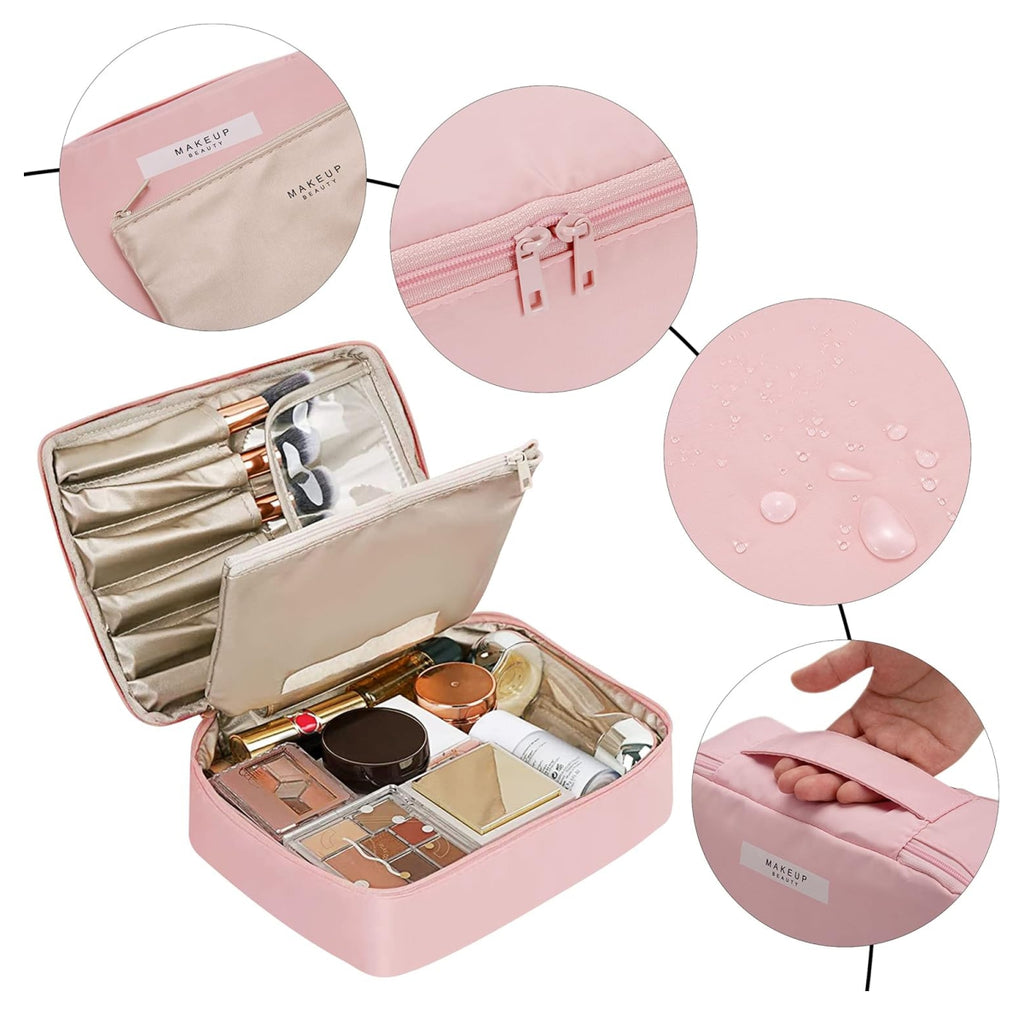 Cosmetiquera Viaje Bolso Maquillaje 2en1